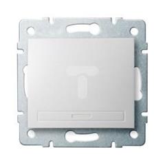 DOMO Łącznik jednobiegunowy szybkozłączka 10AX 250V biały 011000202 24710