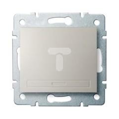 DOMO Łącznik jednobiegunowy szybkozłączka 10AX 250V kremowy 011000203 24770