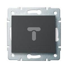 DOMO Łącznik jednobiegunowy szybkozłączka 10AX 250V grafit 011000241 24888