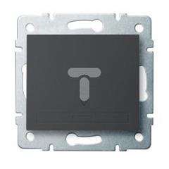 DOMO Łącznik schodowy szybkozłączka 10AX 250V grafit 011050241 24895