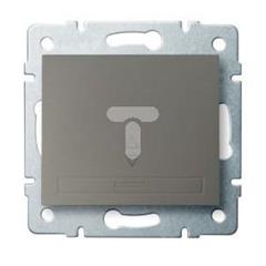 DOMO Łącznik schodowy szybkozłączka 10AX 250V szampański 011050250 25368