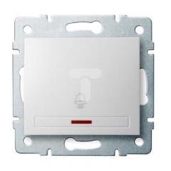 DOMO Łącznik zwierny dzwonek"" z LED szybkozłączka 10AX 250V biały 011080202 24720""
