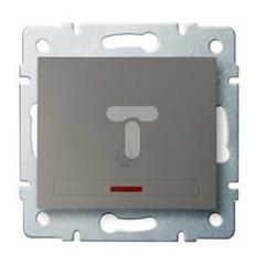 DOMO Łącznik zwierny dzwonek"" z LED szybkozłączka 10AX 250V szampański 011080250 25016""