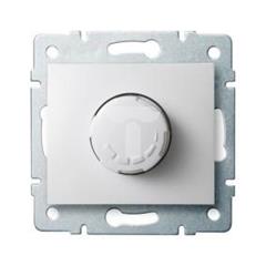 DOMO Ściemniacz obrotowy 500W z filtrem śrubowy 10AX 250V biały 011160102 24727