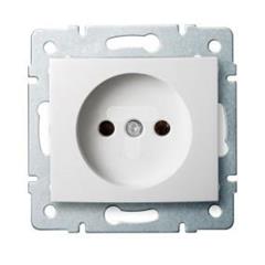 DOMO Gniazdo pojedyncze śrubowe 16A 250V biały 011210102 24729