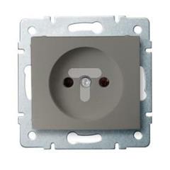 DOMO Gniazdo pojedyncze śrubowe 16A 250V szampański 011210150 25025