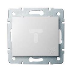 DOMO Gniazdo francuskie IP44 śrubowe 16A 250V biały 011560102 24732