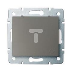 DOMO Gniazdo francuskie IP44 śrubowe 16A 250V szampański 011560150 25028