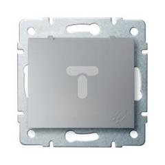 DOMO Gniazdo z uziemieniem IP44 Schuko śrubowe 16A 250V  srebrny011230143 24850