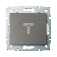 DOMO Gniazdo z uziemieniem IP44 Schuko śrubowe 16A 250V szampański 011230150 25027