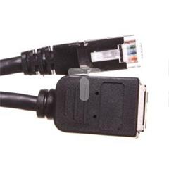 Przedłużacz kabla krosowego F/UTP kat.5e czarny 10m 91885