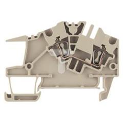 Złączka szynowa szeregowa 2-przewodowa sprężynowa 2,5mm2 beżowa ZDU 2.5 S 1808010000