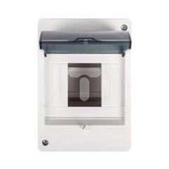 Rozdzielnica modułowa 1x4 natynkowa IP30 z pokrywą dymną EP-nt 1/4 EP-LUX 2304-10