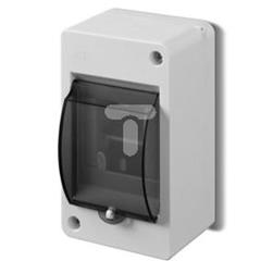 Obudowa S-3 z szybą IP30 z pokrywą dymną N+PE 2303-11