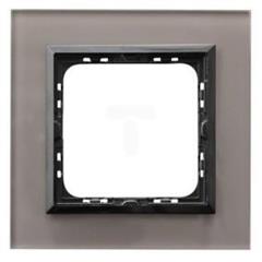 IMPRESJA Ramka pojedyncza szare szkło R-1YGC/41/25