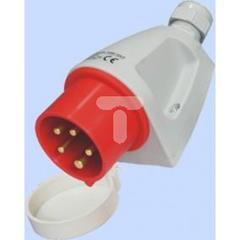 Wtyczka stała 32A 5P 400V czerwona 6h IP44 WSM 32/5 922065""