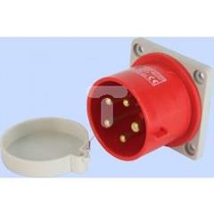 Wtyczka tablicowa prosta 32A 3P+N+Z 400V czerwona IP44 WTP 32 5 922035