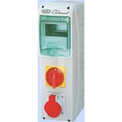 Rozdzielnica RSS-01 z rozłącznikiem 0-1 25A okienko 5 modułów okablowana 1x32A 3P+N+Z 400V IP44 942017