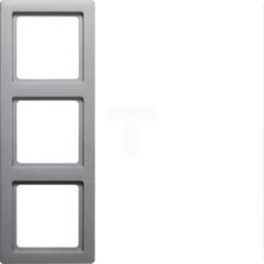 Hager Q.1 Ramka 3-krotna alu aksamit lakierowany 10136084