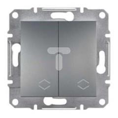 ASFORA Łącznik podwójny schodowy bez ramki stal EPH0600162