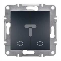 ASFORA Łącznik podwójny schodowy bez ramki antracyt EPH0600171