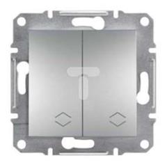 ASFORA Łącznik podwójny schodowy (z. śrub.) bez ramki aluminium EPH0600361