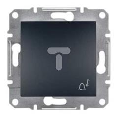 ASFORA Przycisk ""dzwonek"" bez ramki antracyt EPH0800171