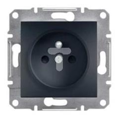 Gniazdo 2P+PE z przesł. bez ramki, antra   EPH2800271