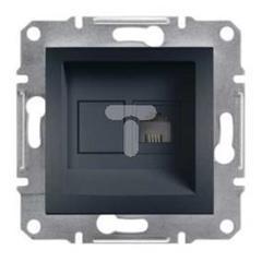 ASFORA Gniazdo telefoniczne bez ramki antracyt EPH4100171