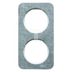 Berker R.1 Ramka podwójna beton/biały 10122379
