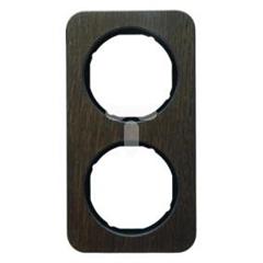 Berker R.1 Ramka podwójna dąb/czarny 10122354