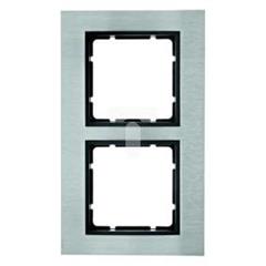 Berker B.7 Ramka podwójna pionowa stal szlachetna/antracyt 10123606