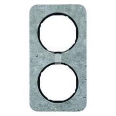 Berker R1 Ramka podwójna beton/czarny 10122374