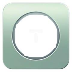 Berker R.1 Ramka pojedyncza aluminium /biały 10112174