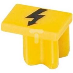 Oznacznik do złączek żółta 4mm2 do zacisków sprężynowych NSYTRACSR4 /10szt/