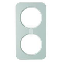 Ramka 2-krotna Berker R.1 alu/biały   10122174