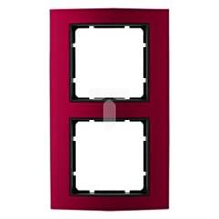 Ramka 2-krotna  Berker B.3 alu, czerwony/antracyt   10123012