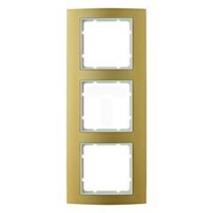 Ramka 3-krotna  złoty/śnieżnobiały  B.3     10133046