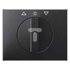 K.1 Element centralny z pokrętłem do łącznika żaluzjowego obrotowego antracyt mat lakierowany 10777106