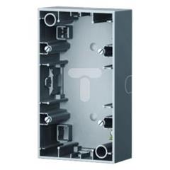 K.5 Puszka natynkowa 2-krotna pionowa stal szlachetna lakierowana 10427004