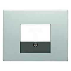 Berker K.5 Element centralny do gniazda TAE i głośnikowego aluminium 0357003