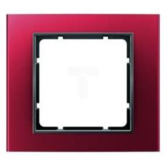 Ramka pojedyncza Berker B.3 alu, czerwony/antracyt 10113012