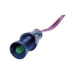 Kontrolka diodowa, klosz 3 mm, 24V, Klp3G/24V 84403005