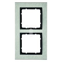 B.7 Ramka 2-krotna pozioma stal szlachetna/antracyt 10223606