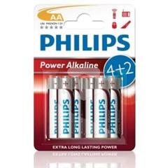 Bateria alkaliczna LR03 / AAA 1,5V POWER ALKALINE LR03P6BP/10 /blister 6szt./