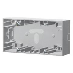 K.1 Puszka natynkowa 2-krotna pozioma śnieżnobiała 10527009