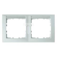 Ramka podwójna pozioma z polem opisowym śnieżnobiały połysk S.1 10228919