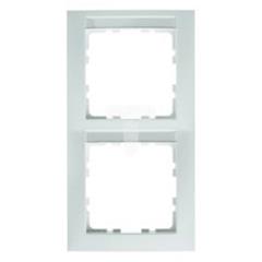 Ramka podwójna pionowa z polem opisowym śnieżnobiały połysk S.1 10128919