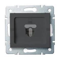 LOGI Gniazdo komputerowe pojedyncze (RJ45Cat 5e Jack) Grafit 021390041 25285