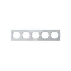 LOGI Ramka pięciokrotna pozioma Srebrny 021500043 25239